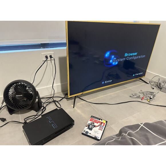 Sony PlayStation 2 PS2 Fat Console SCPH-30001 Ac/av Cords Madden 2005 + Receiver - Picture 13 of 13